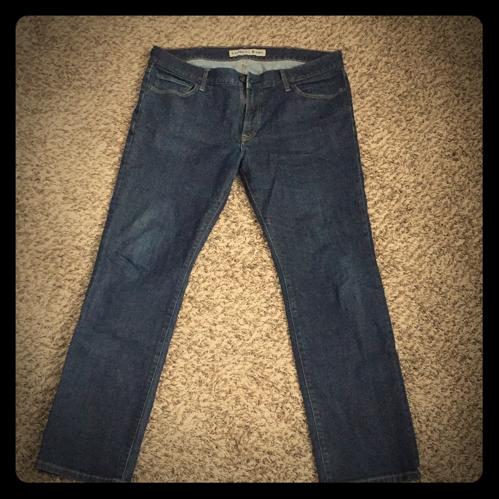 Men’s express 38x32 Jeans, Rocco slim fit straight